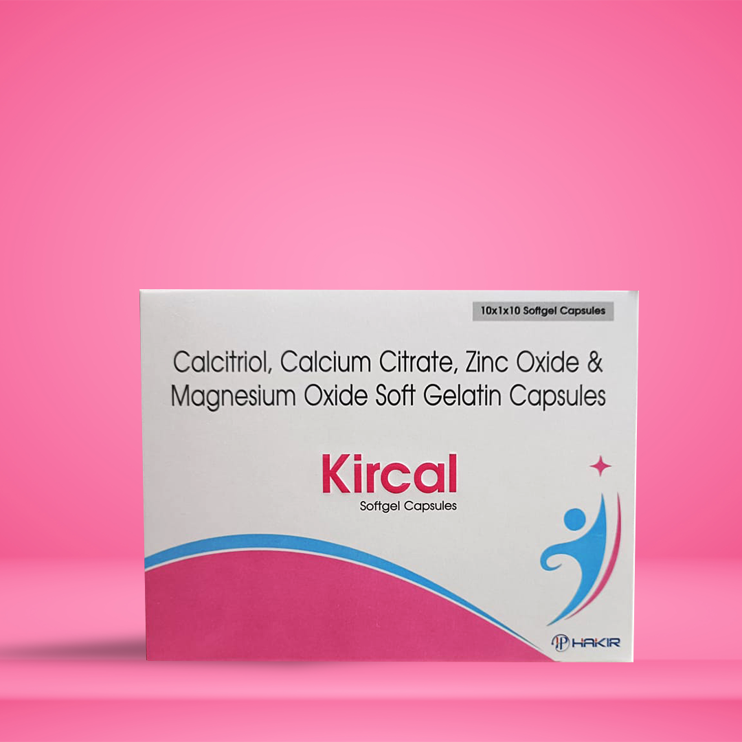 Calcitriol, Calcium Citrate, Zinc Oxide & Magnesium Oxide Soft Gelatin Capsules